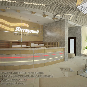 Дизайн-проект фитнес-клуба - фотогалерея - общественный дизайн Москва